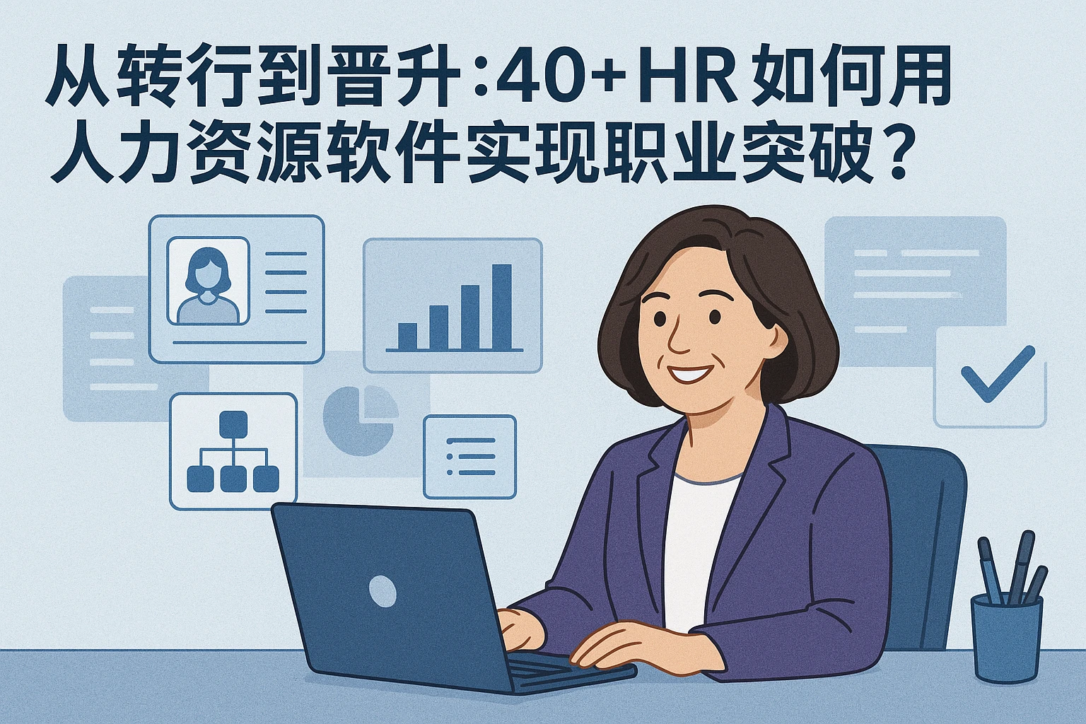 从转行到晋升：40+HR如何用人力资源软件实现职业突破？