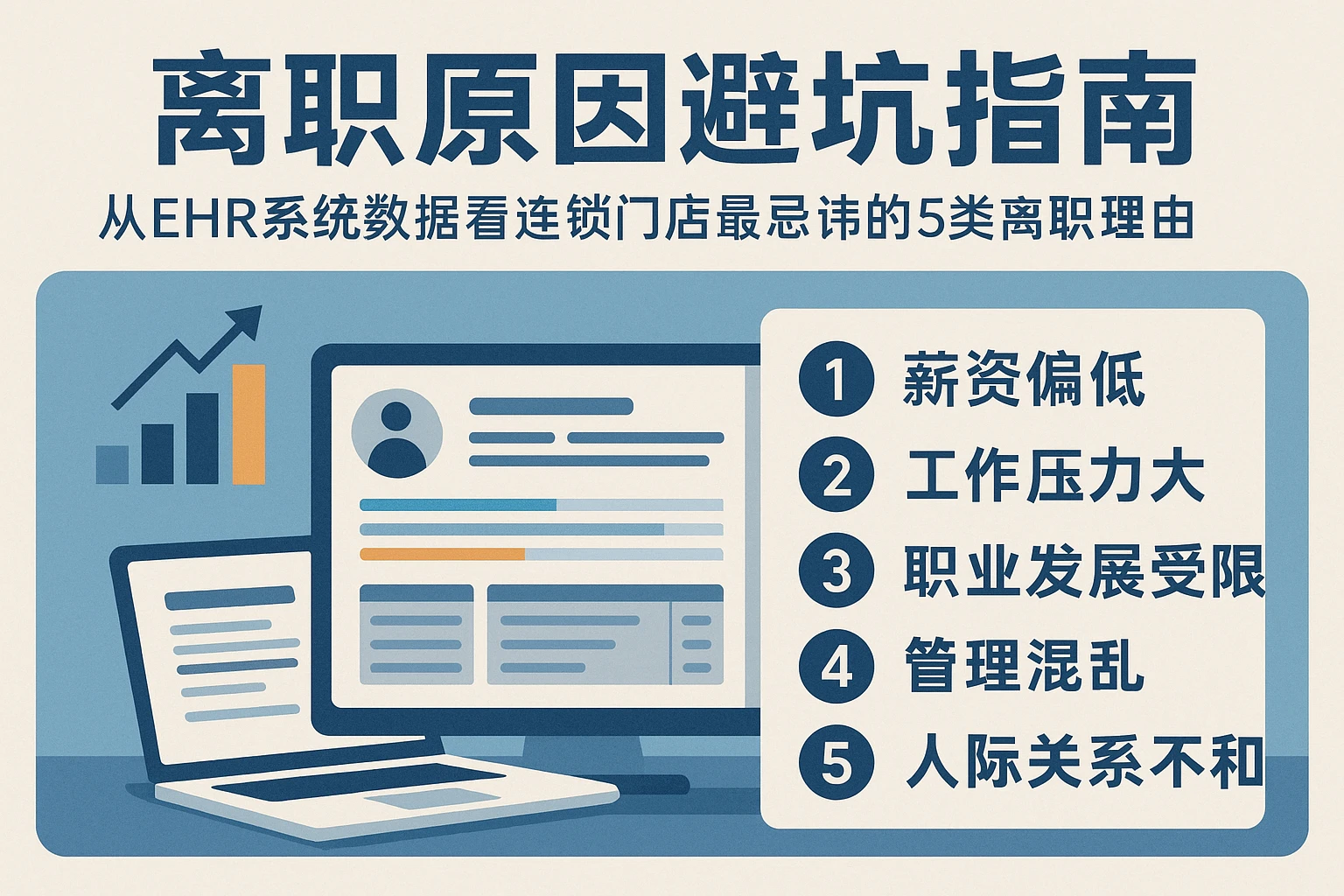 离职原因避坑指南：从EHR系统数据看连锁门店最忌讳的5类离职理由