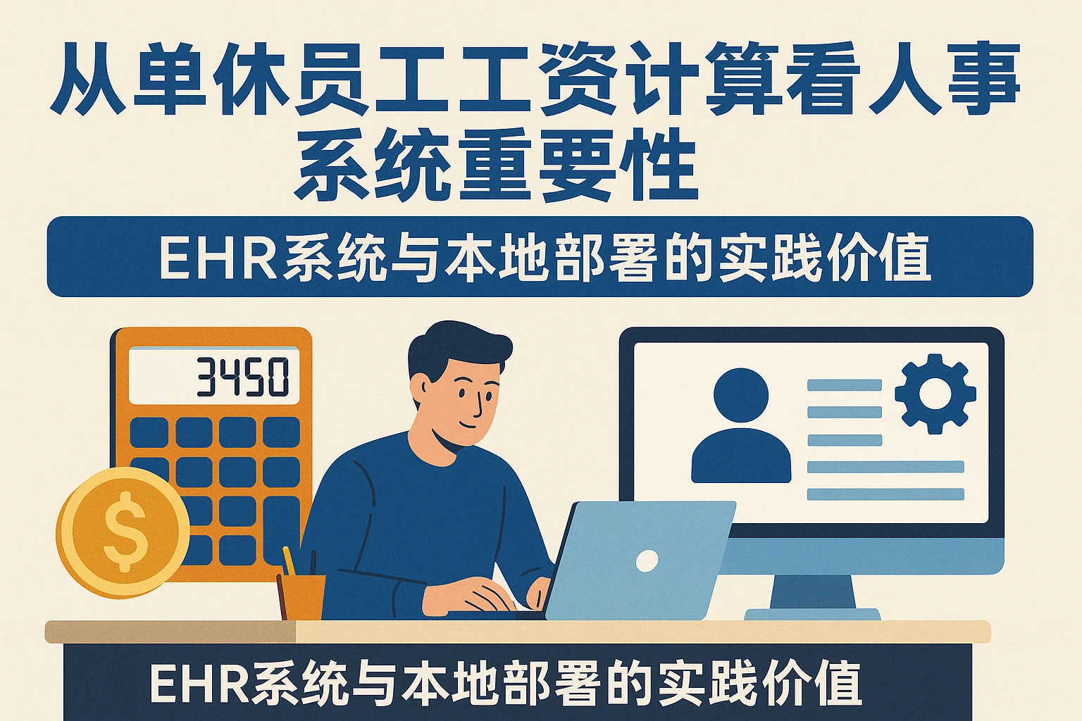 从单休员工工资计算看人事系统的重要性——EHR系统与本地部署的实践价值