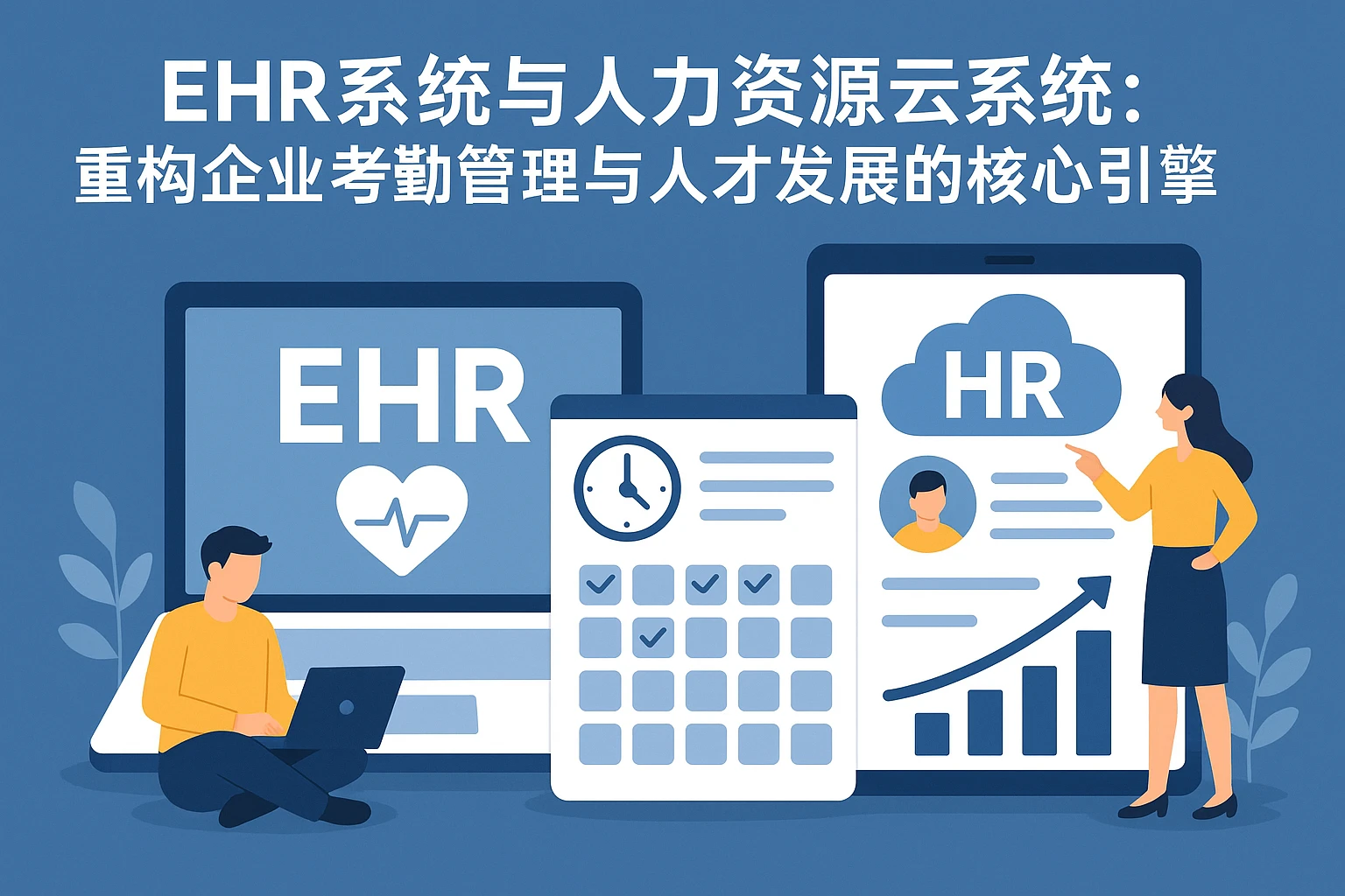 EHR系统与人力资源云系统：重构企业考勤管理与人才发展的核心引擎