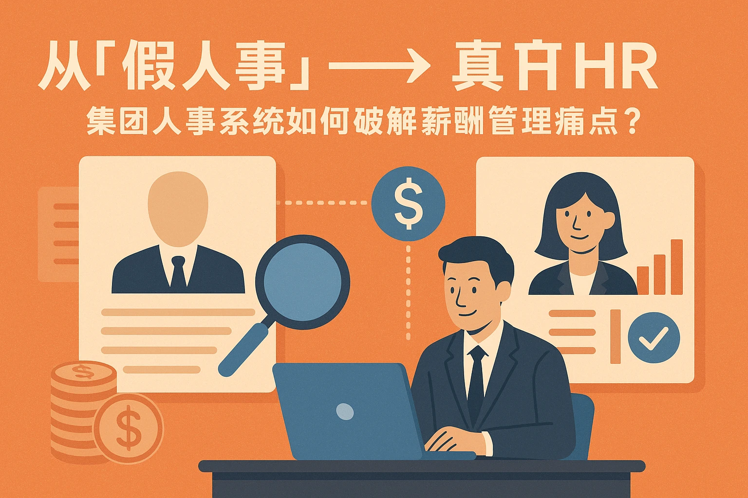 从“假人事”到“真HR”：集团人事系统如何破解薪酬管理痛点？