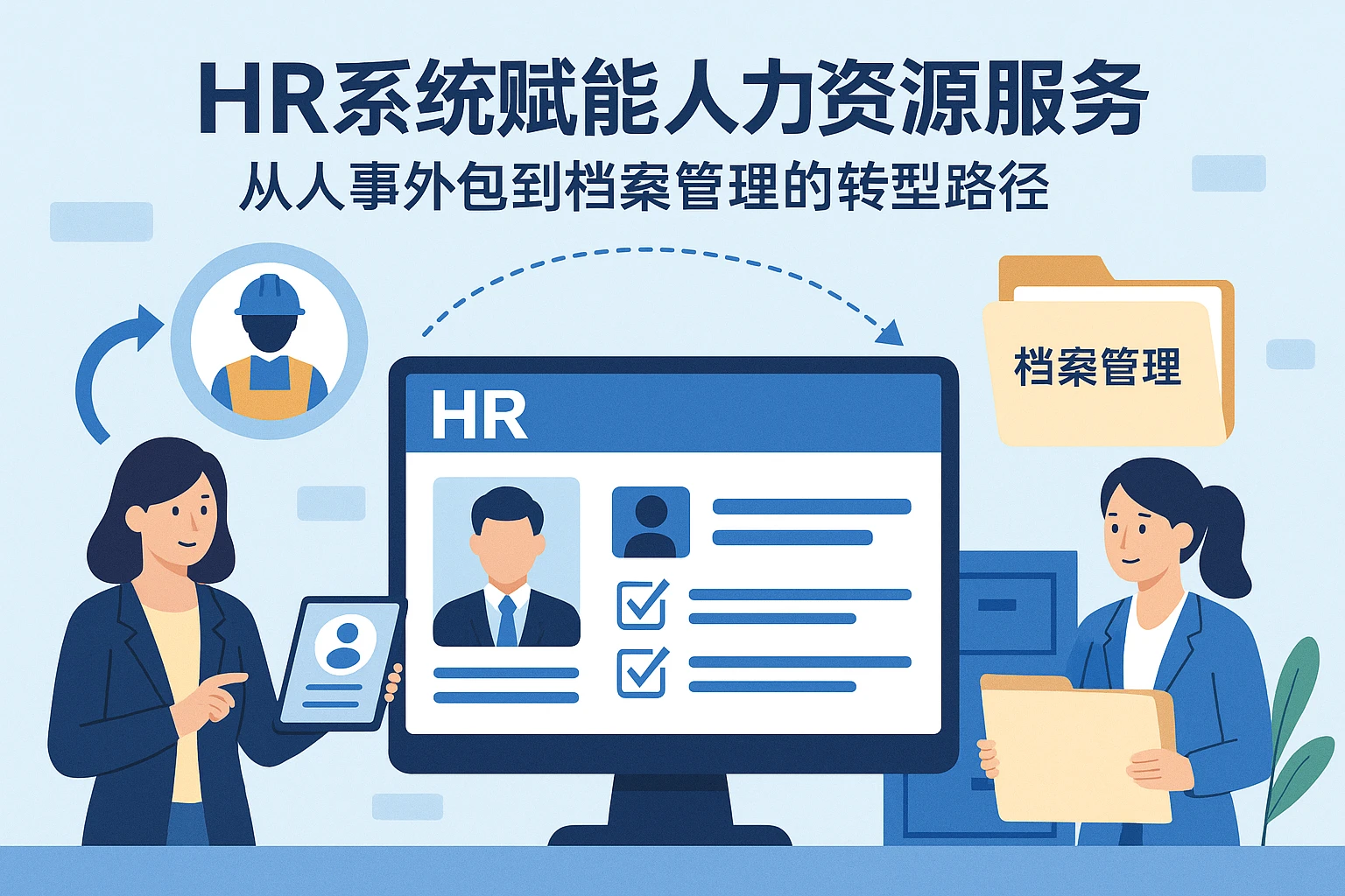 HR系统赋能人力资源服务：从人事外包到档案管理的转型路径