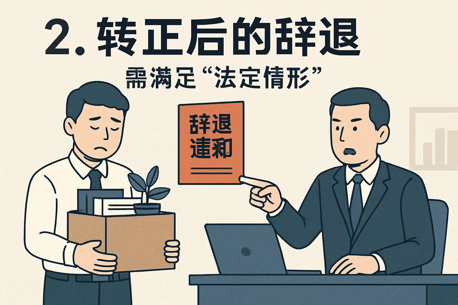 2. 转正后的辞退：需满足“法定情形”