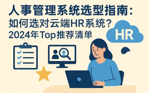 人事管理系统选型指南：如何选对云端HR系统？2024年Top推荐清单