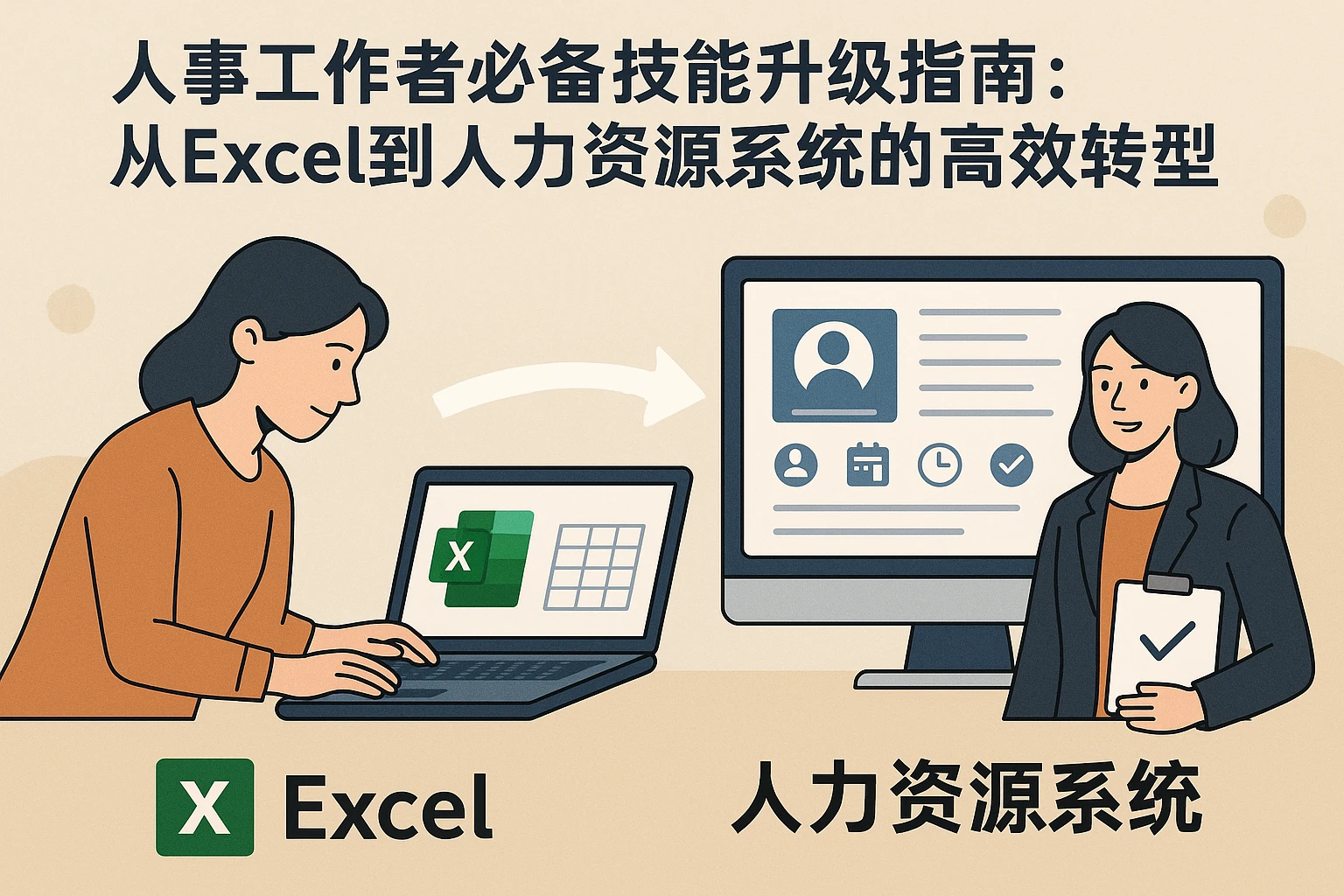 人事工作者必备技能升级指南：从Excel到人力资源系统的高效转型