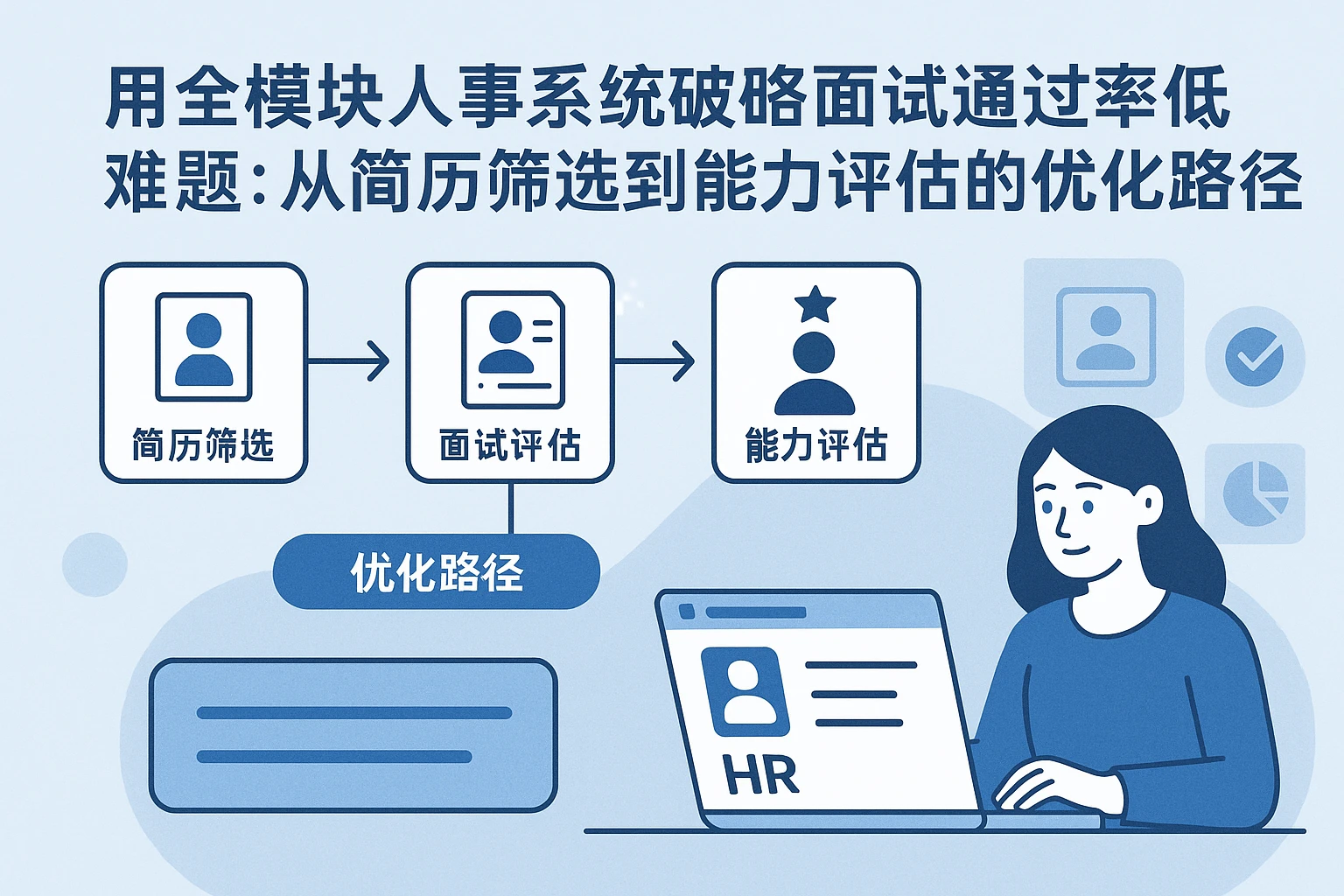 用全模块人事系统破解面试通过率低难题：从简历筛选到能力评估的优化路径