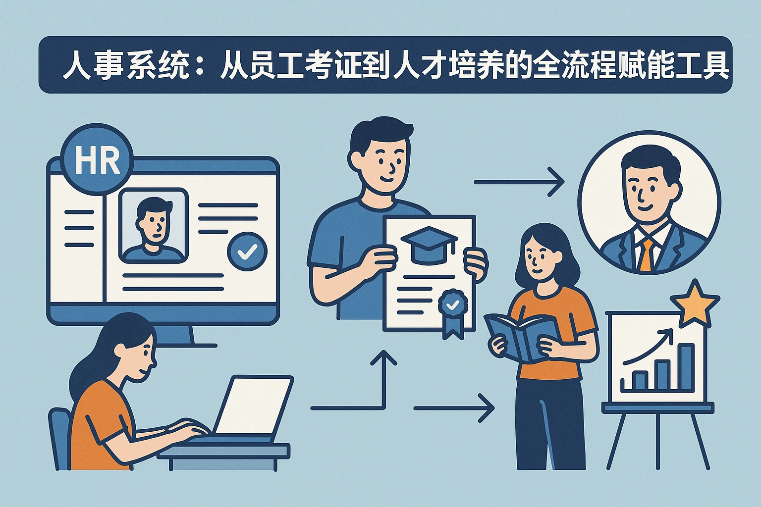 人事系统：从员工考证到人才培养的全流程赋能工具