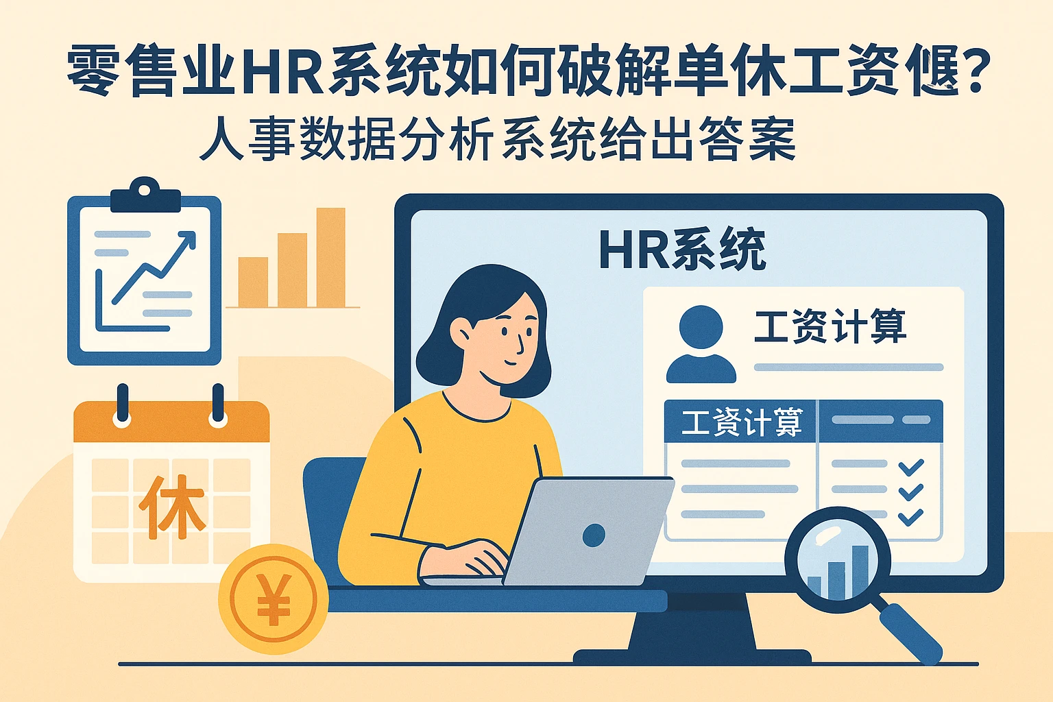零售业HR系统如何破解单休工资计算难题？人事数据分析系统给出答案