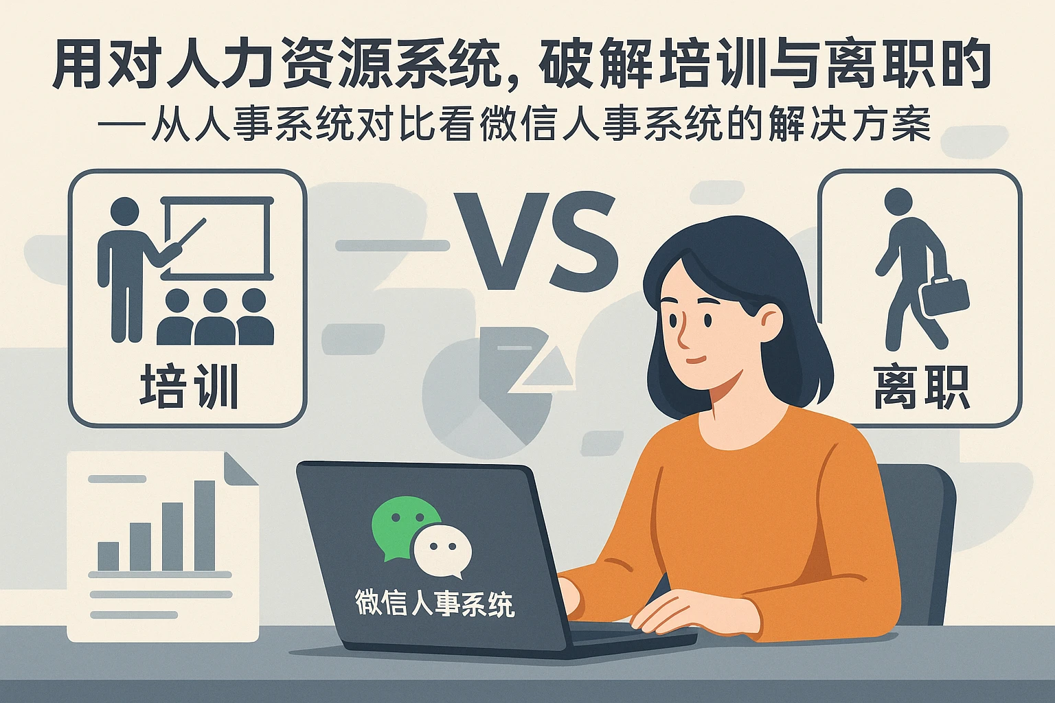 用对人力资源系统，破解培训与离职的两难困局——从人事系统对比看微信人事系统的解决方案