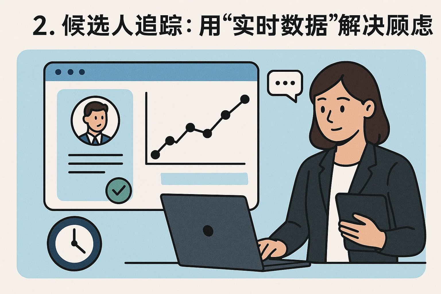 2. 候选人追踪：用“实时数据”解决顾虑