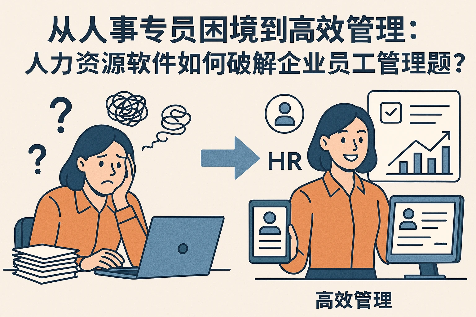 从人事专员困境到高效管理：人力资源软件如何破解企业员工管理难题？
