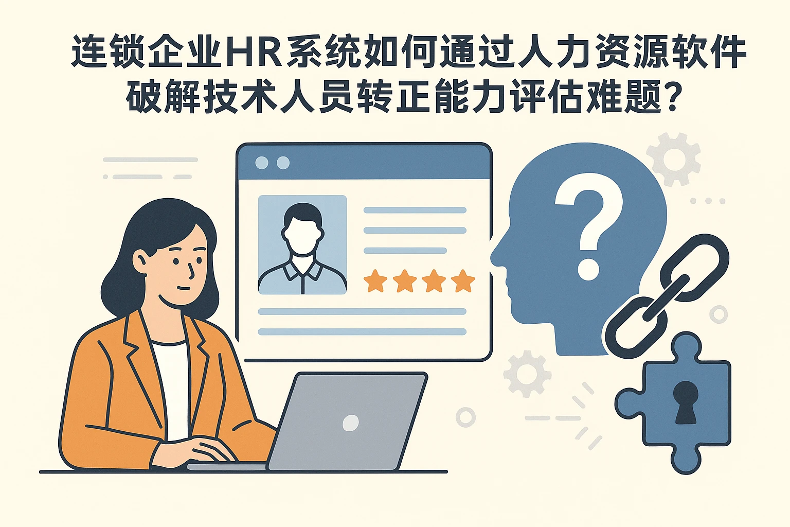 连锁企业HR系统如何通过人力资源软件破解技术人员转正能力评估难题？