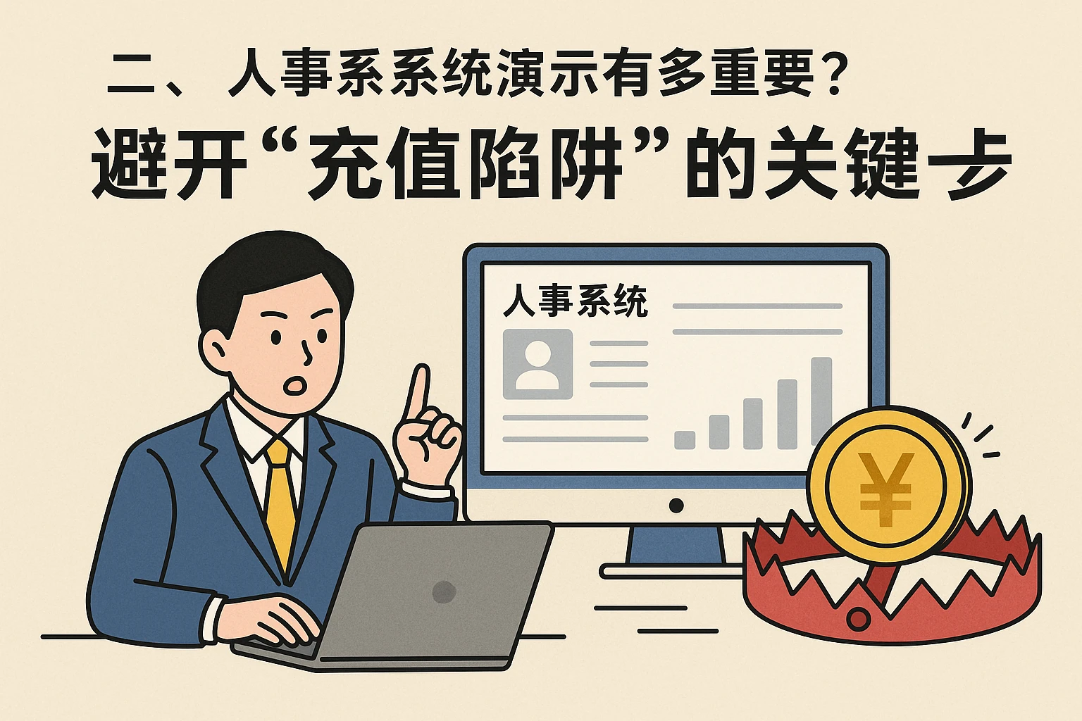二、人事系统演示有多重要？避开“充值陷阱”的关键一步