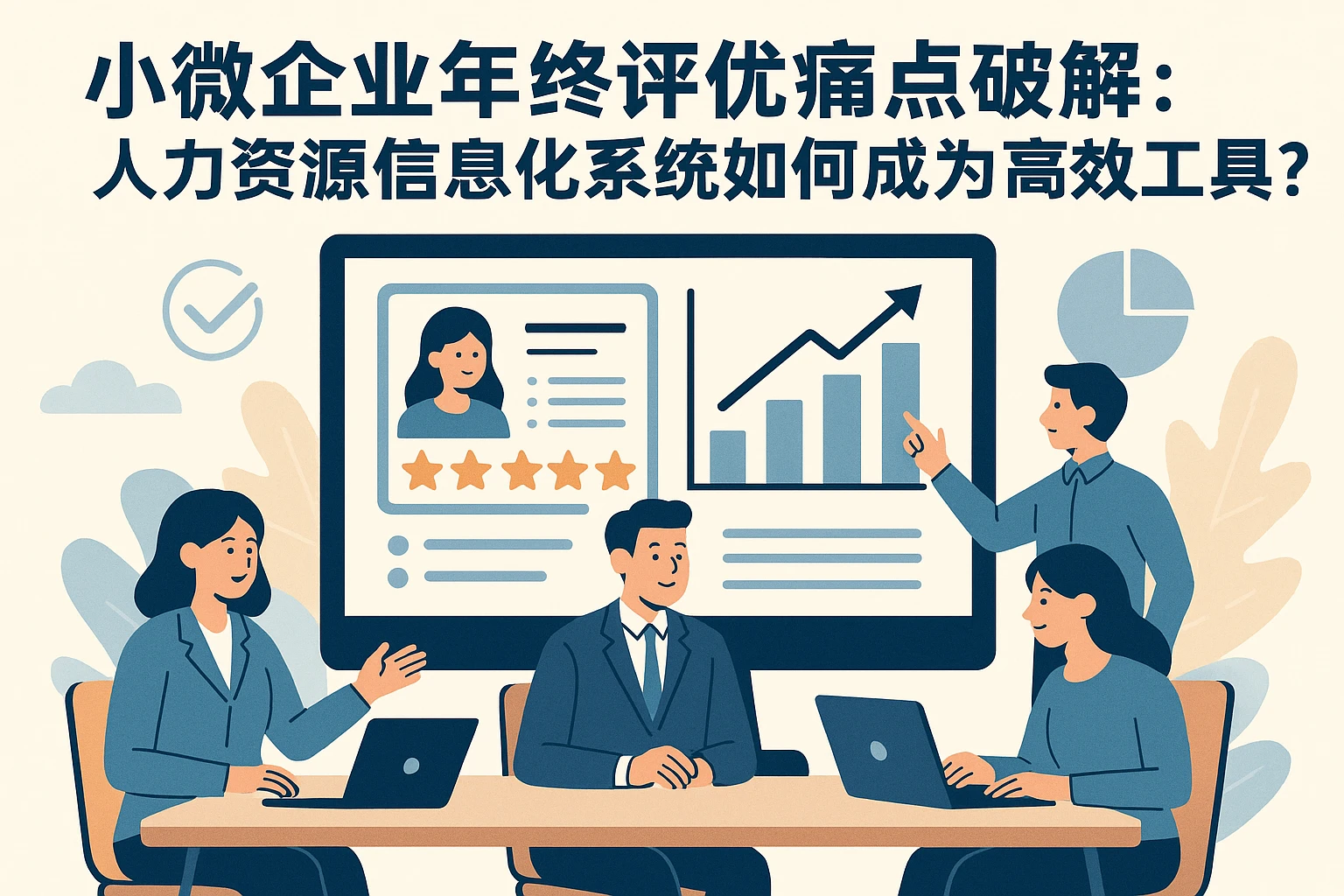 小微企业年终评优痛点破解：人力资源信息化系统如何成为高效工具？