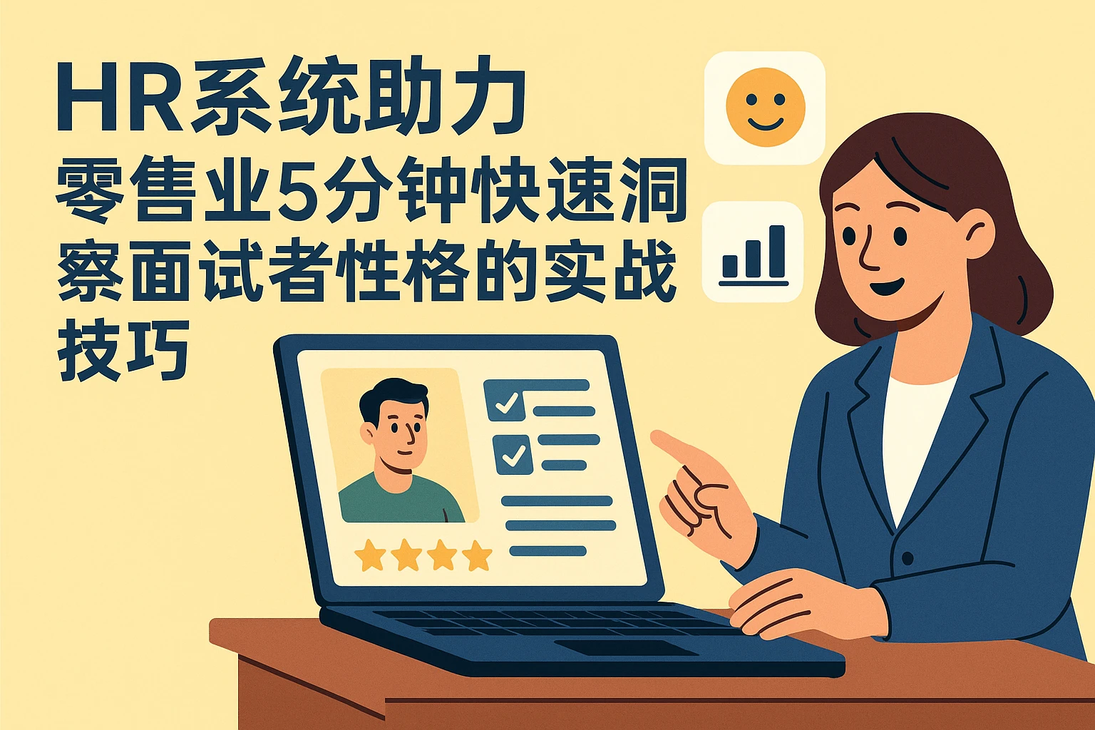 HR系统助力：零售业5分钟快速洞察面试者性格的实战技巧