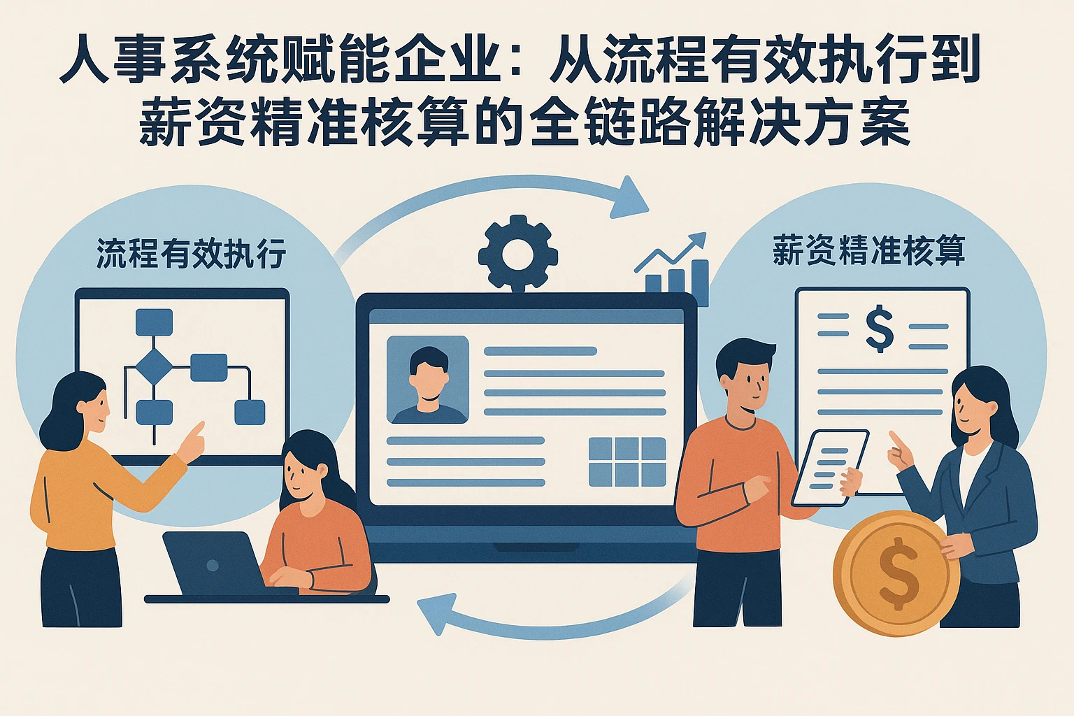 人事系统赋能企业：从流程有效执行到薪资精准核算的全链路解决方案