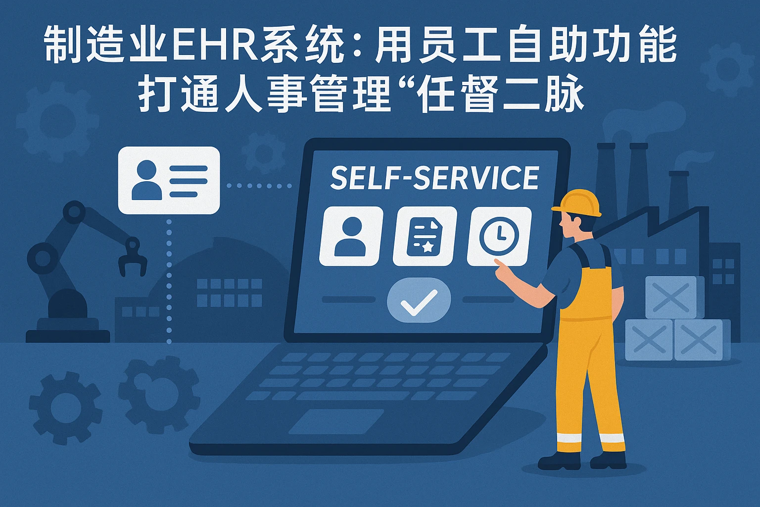 制造业EHR系统：用员工自助功能打通人事管理“任督二脉”