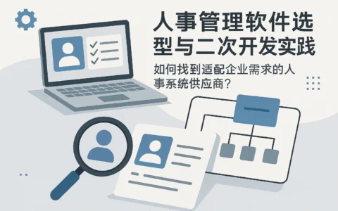 人事管理软件选型与二次开发实践：如何找到适配企业需求的人事系统供应商？