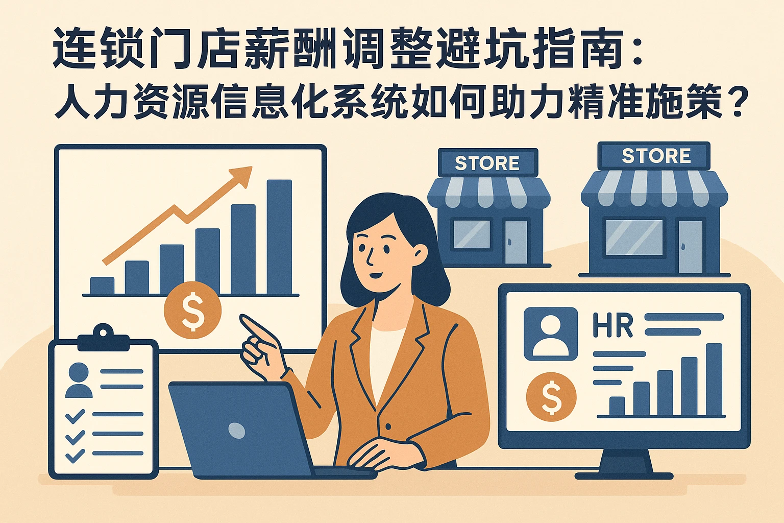 连锁门店薪酬调整避坑指南：人力资源信息化系统如何助力精准施策？