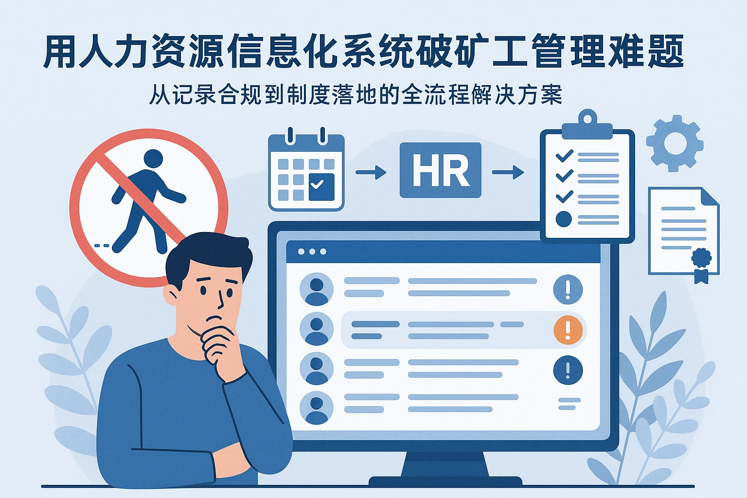 用人力资源信息化系统破解旷工管理难题：从记录合规到制度落地的全流程解决方案