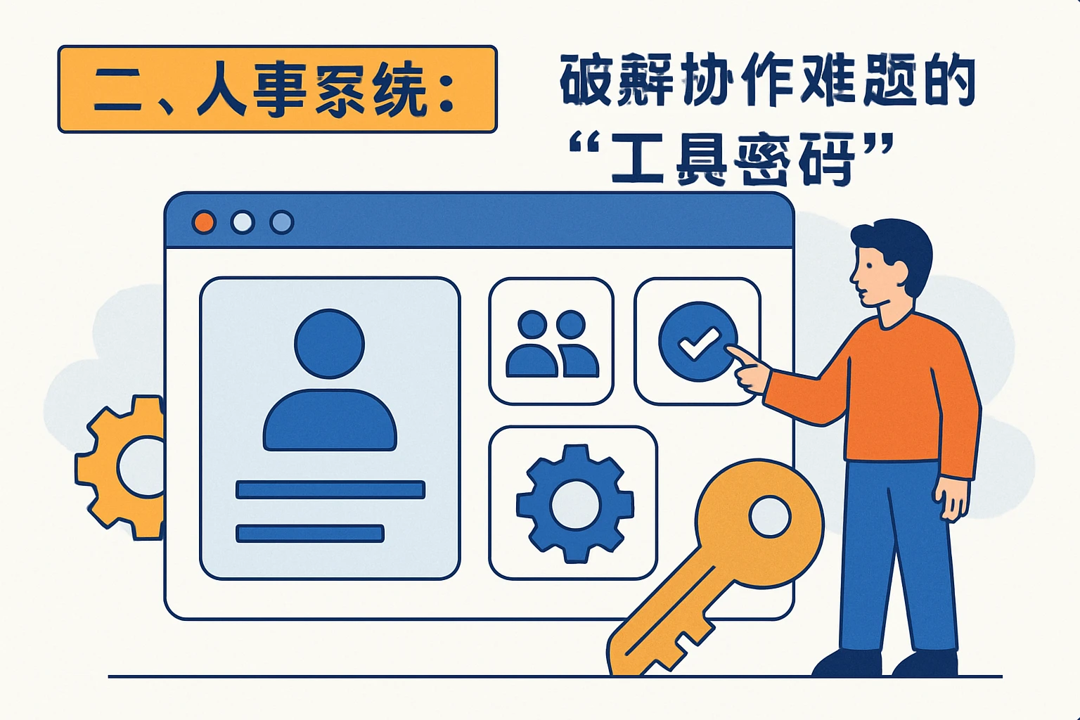二、人事系统：破解协作难题的“工具密码”