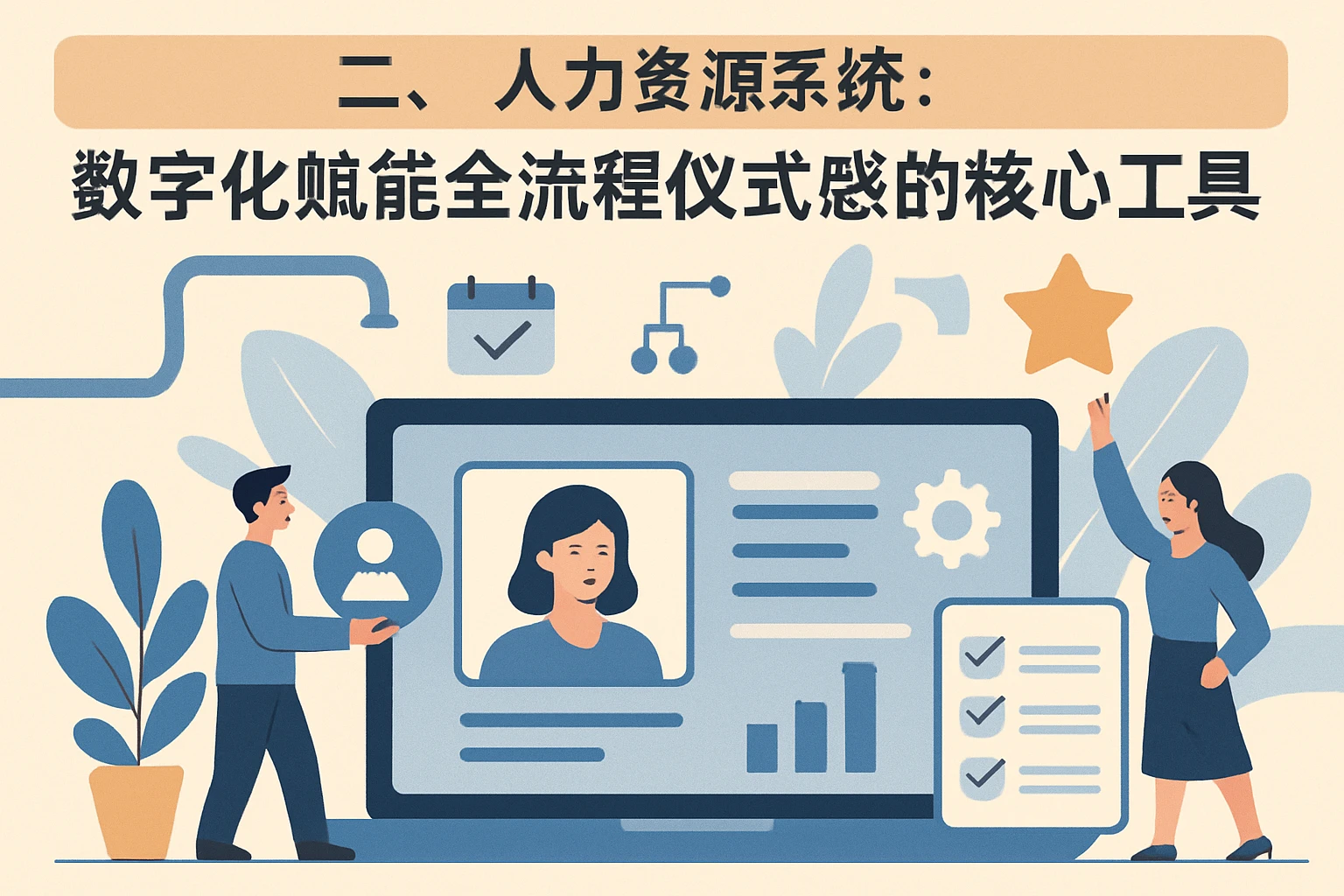 二、人力资源系统：数字化赋能全流程仪式感的核心工具