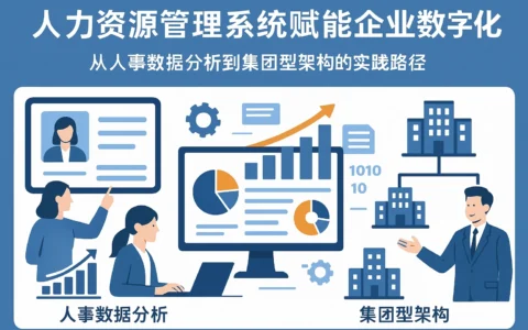 人力资源管理系统赋能企业数字化转型：从人事数据分析到集团型架构的实践路径