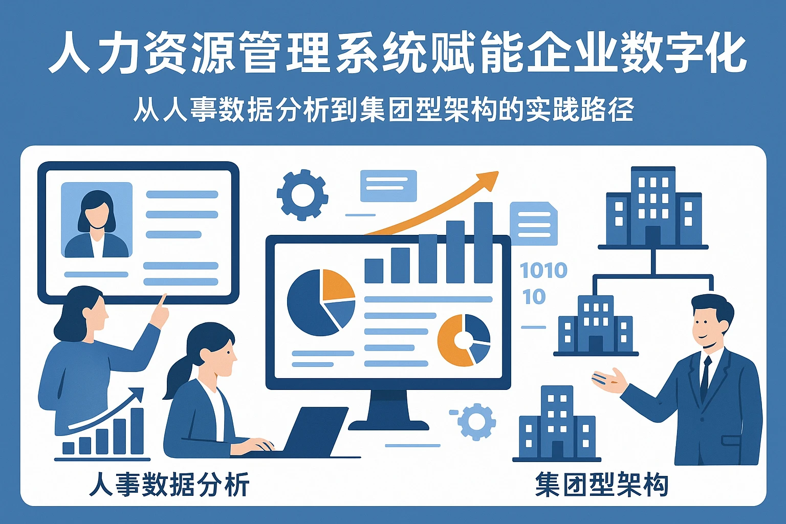 人力资源管理系统赋能企业数字化转型：从人事数据分析到集团型架构的实践路径