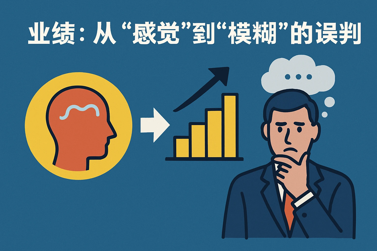 2. 业绩：从“感觉”到“模糊”的误判