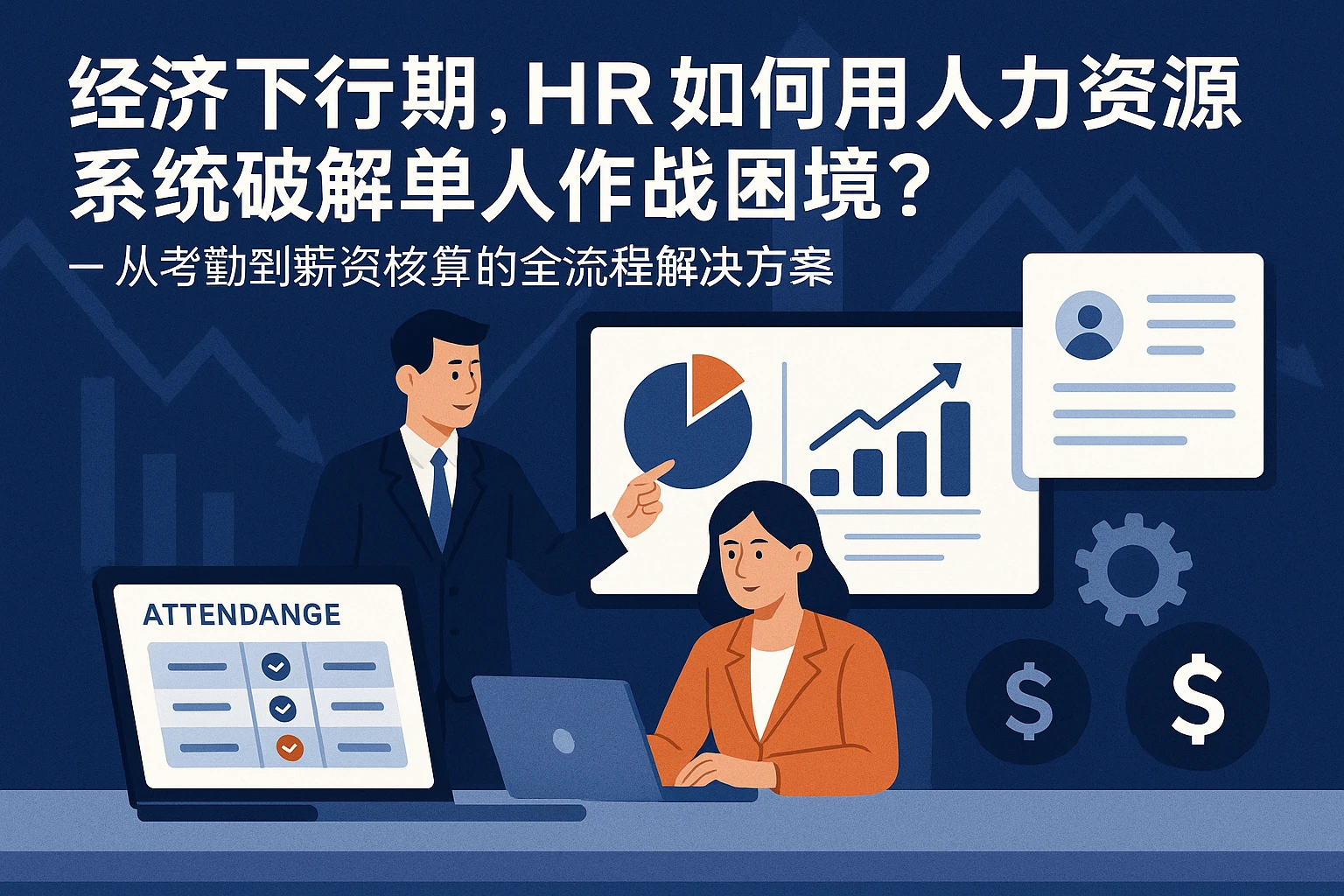 经济下行期，HR如何用人力资源系统破解单人作战困境？——从考勤到薪资核算的全流程解决方案