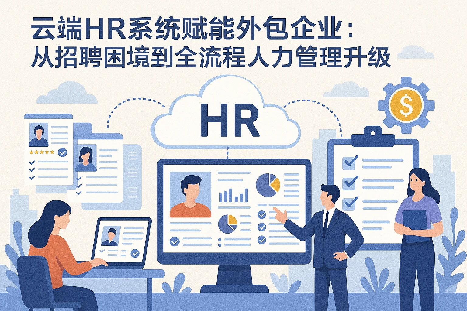 云端HR系统赋能外包企业：从招聘困境到全流程人力管理升级