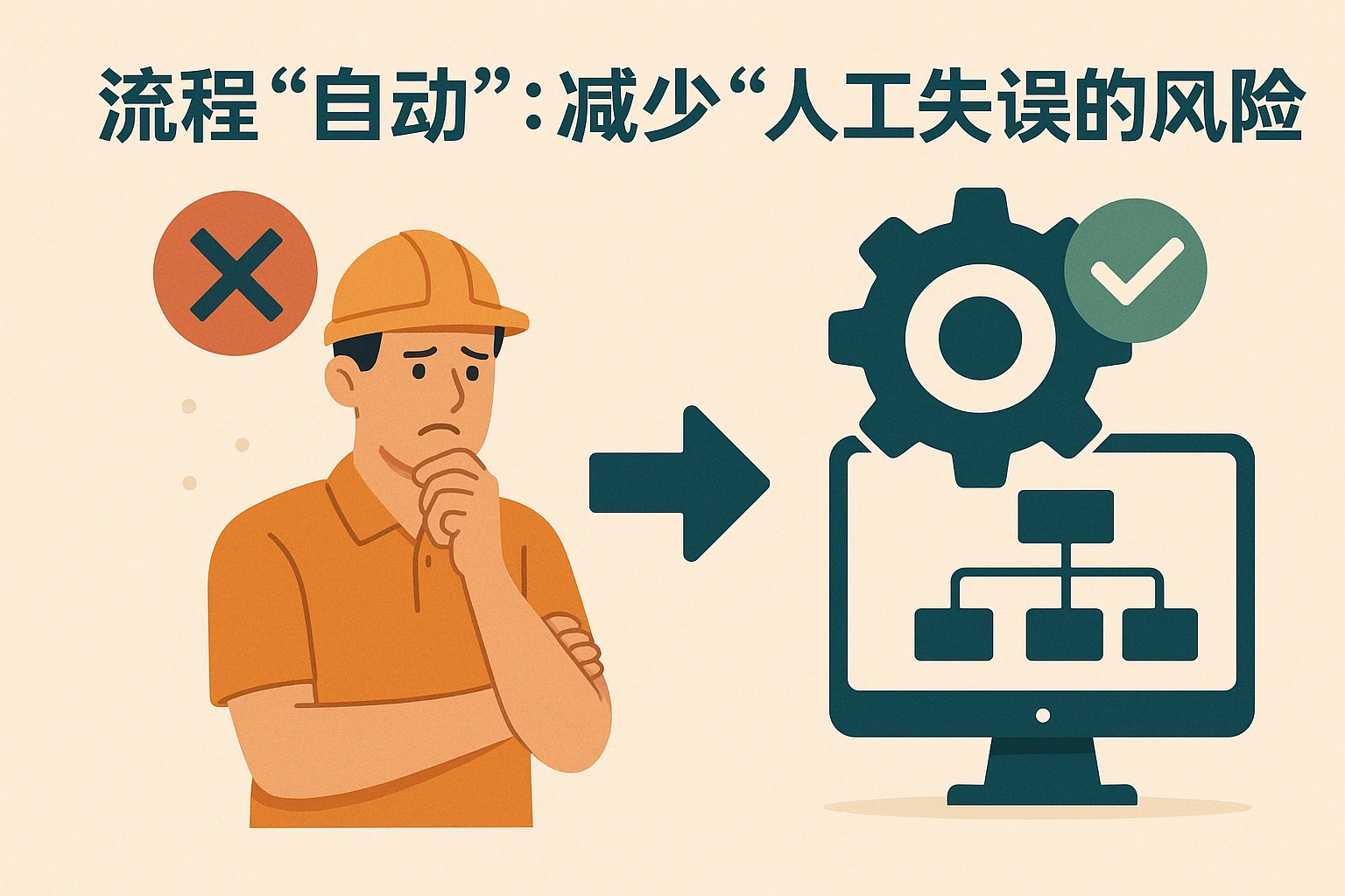 2. 流程“自动”：减少“人工失误”的风险