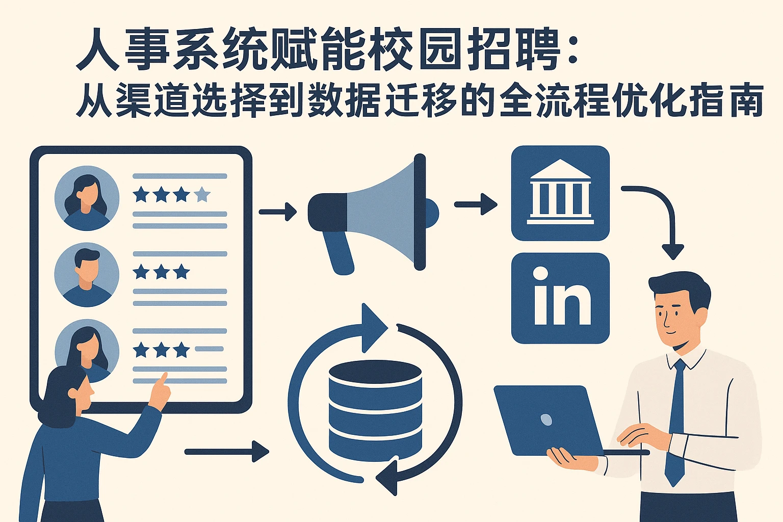 人事系统赋能校园招聘：从渠道选择到数据迁移的全流程优化指南