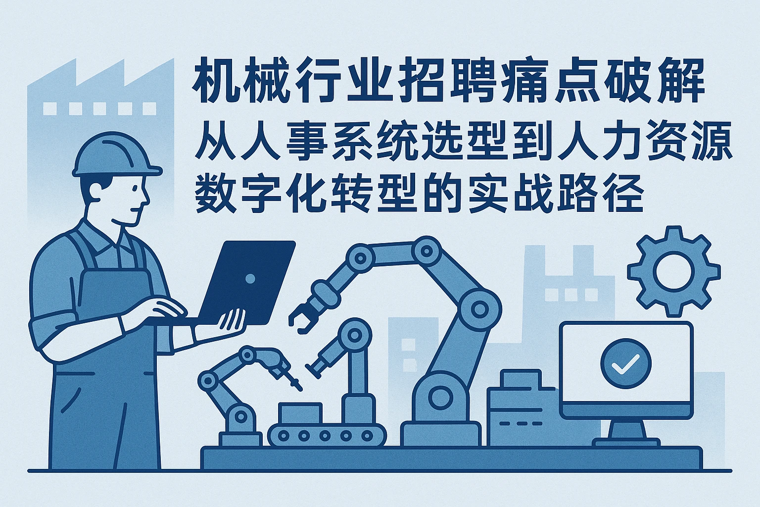 机械行业招聘痛点破解：从人事系统选型到人力资源数字化转型的实战路径