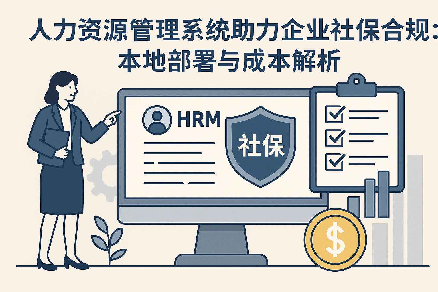 人力资源管理系统助力企业社保合规：本地部署与成本解析