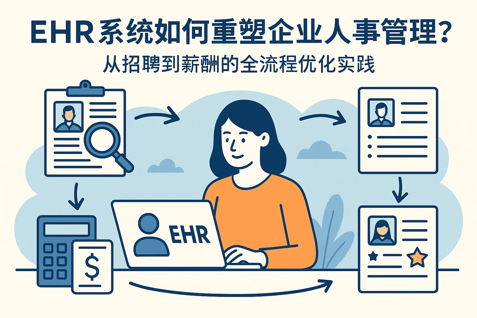 EHR系统如何重塑企业人事管理？从招聘到薪酬的全流程优化实践