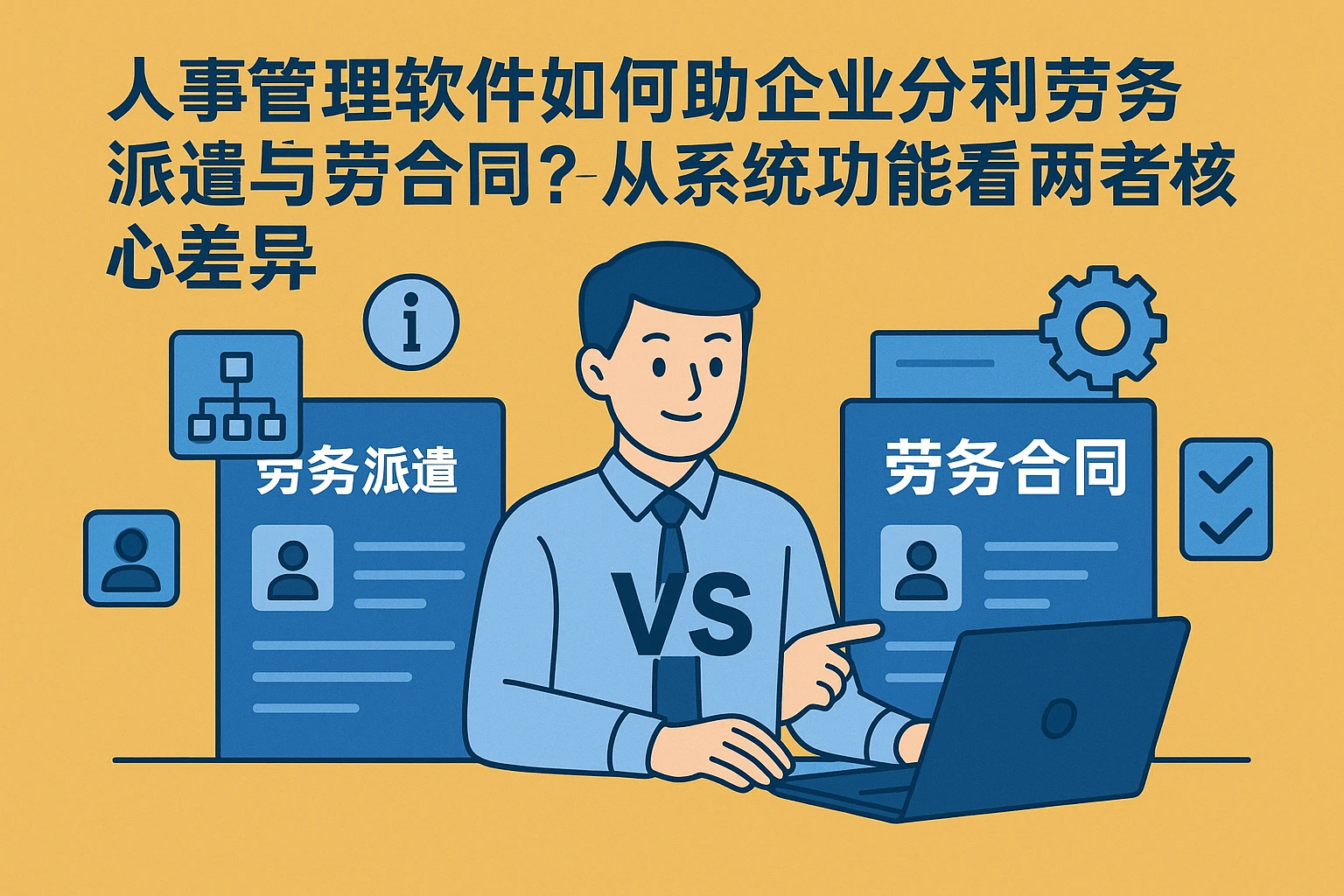 人事管理软件如何助力企业区分劳务派遣与劳务合同？——从系统功能看两者核心差异