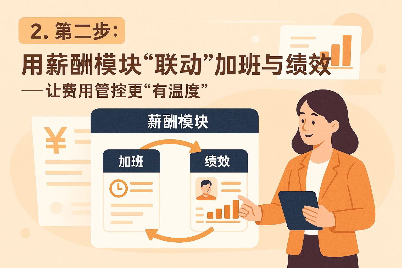 2. 第二步：用薪酬模块“联动”加班与绩效——让费用管控更“有温度”
