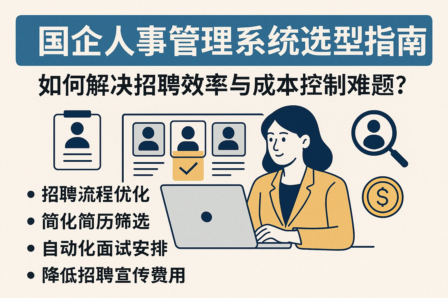 国企人事管理系统选型指南：如何解决招聘效率与成本控制难题？