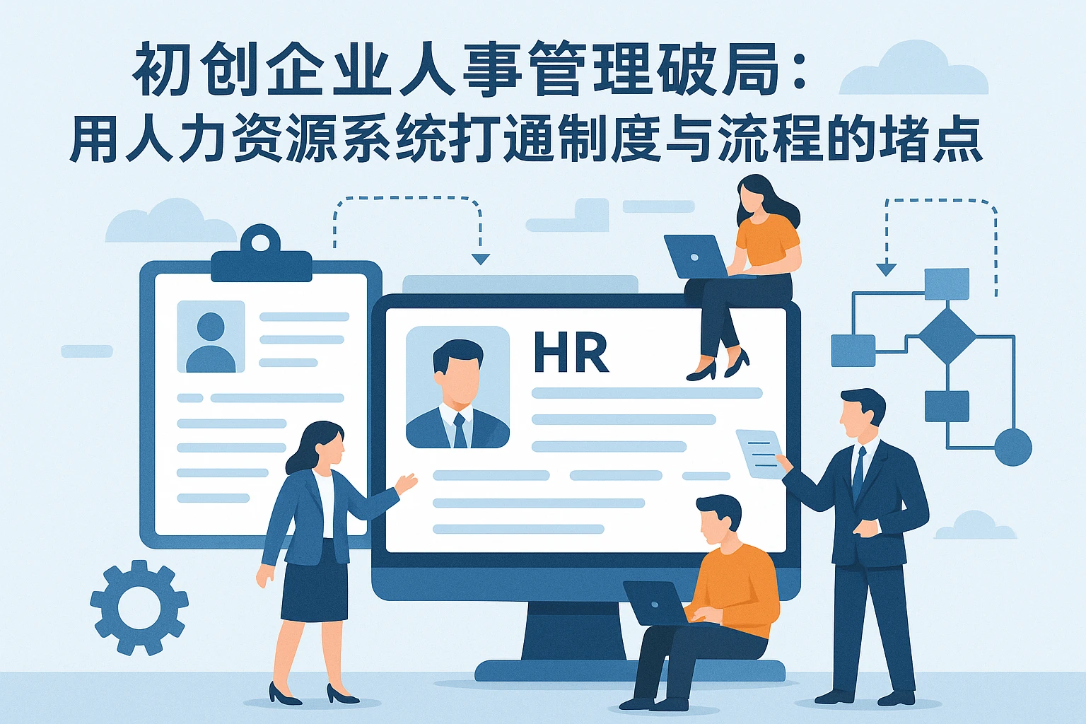 初创企业人事管理破局：用人力资源系统打通制度与流程的堵点
