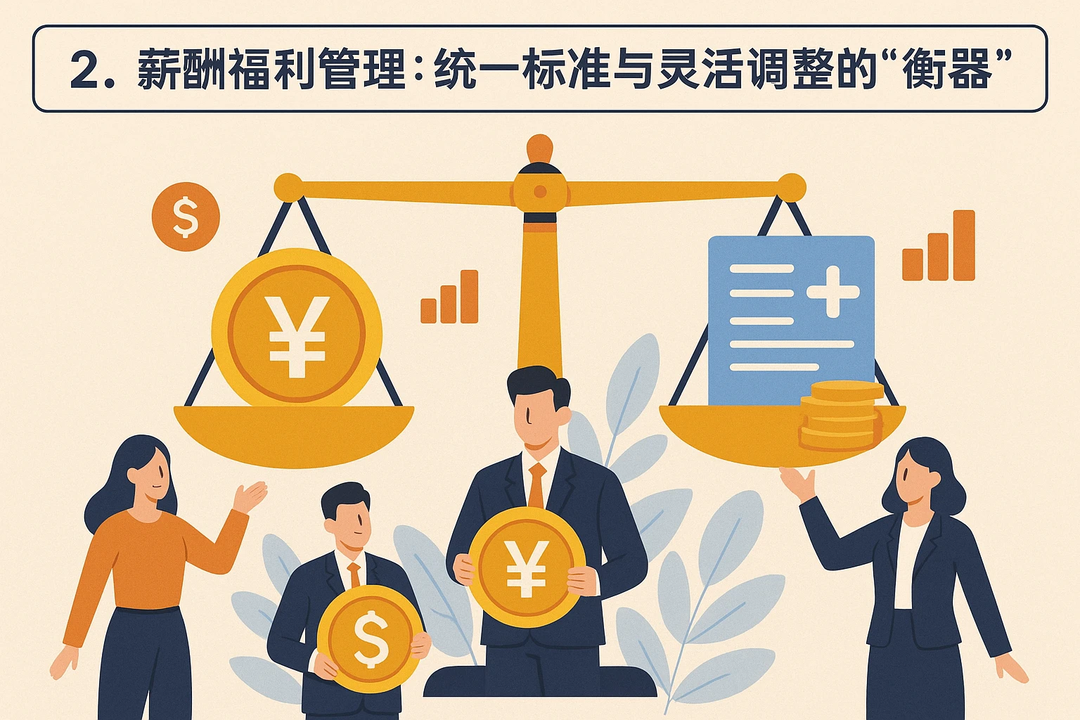 2. 薪酬福利管理：统一标准与灵活调整的“平衡器”