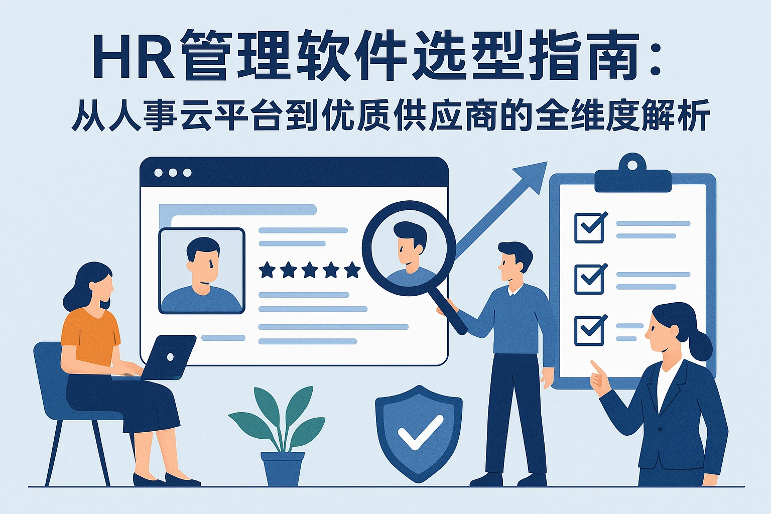 HR管理软件选型指南：从人事云平台到优质供应商的全维度解析