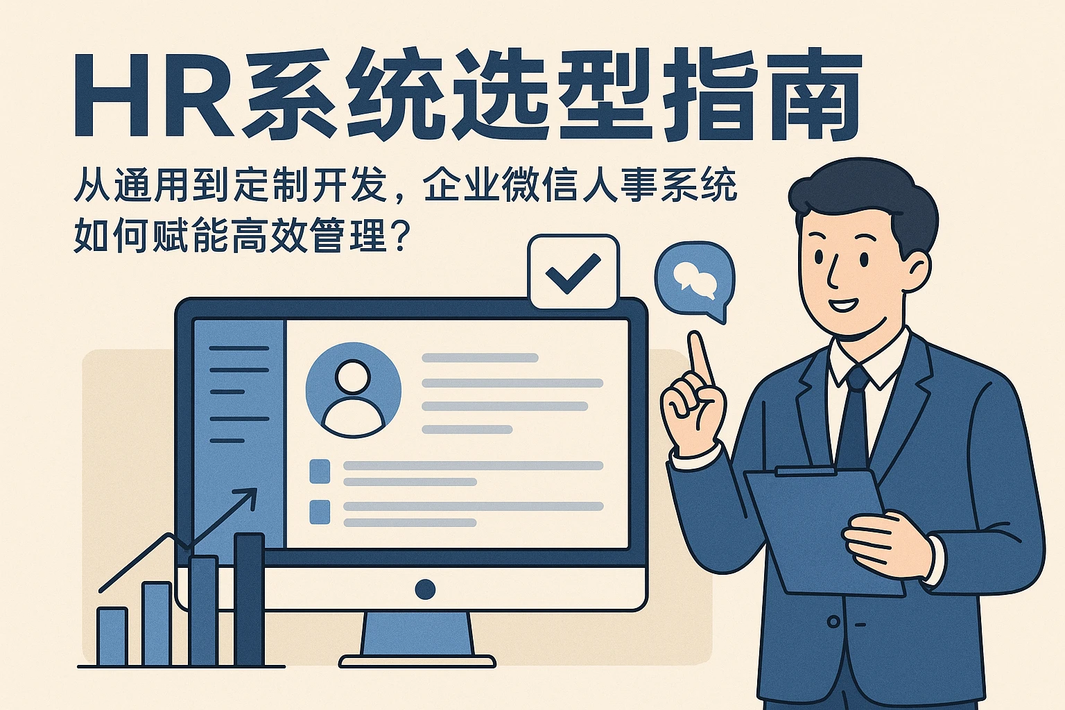 HR系统选型指南：从通用到定制开发，企业微信人事系统如何赋能高效管理？
