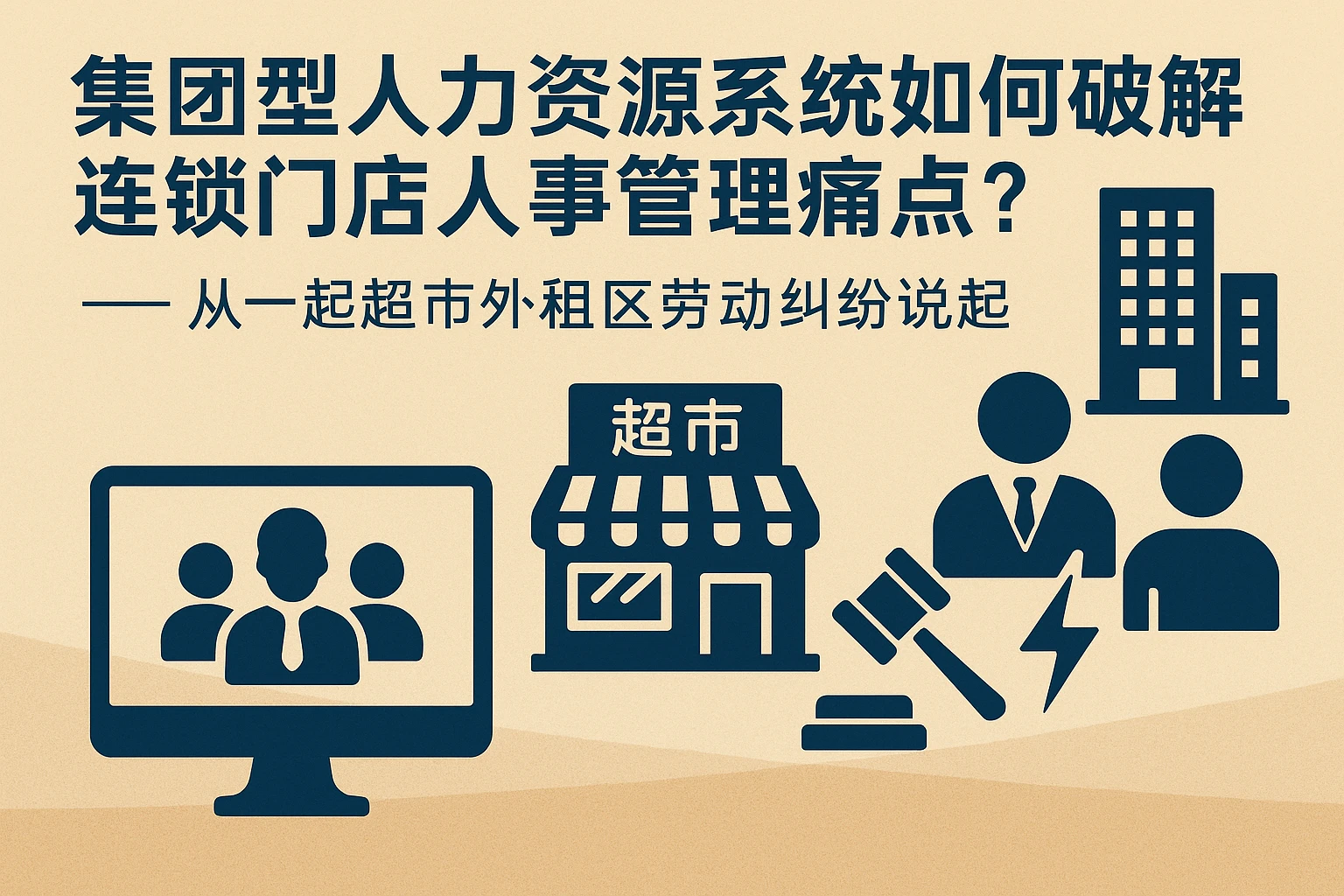 集团型人力资源系统如何破解连锁门店人事管理痛点？——从一起超市外租区劳动纠纷说起