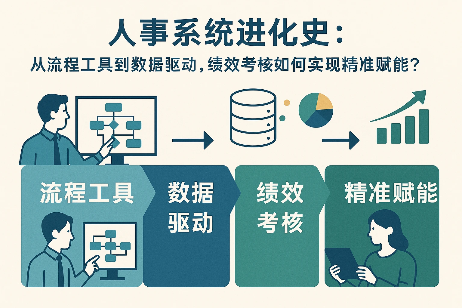 人事系统进化史：从流程工具到数据驱动，绩效考核如何实现精准赋能？