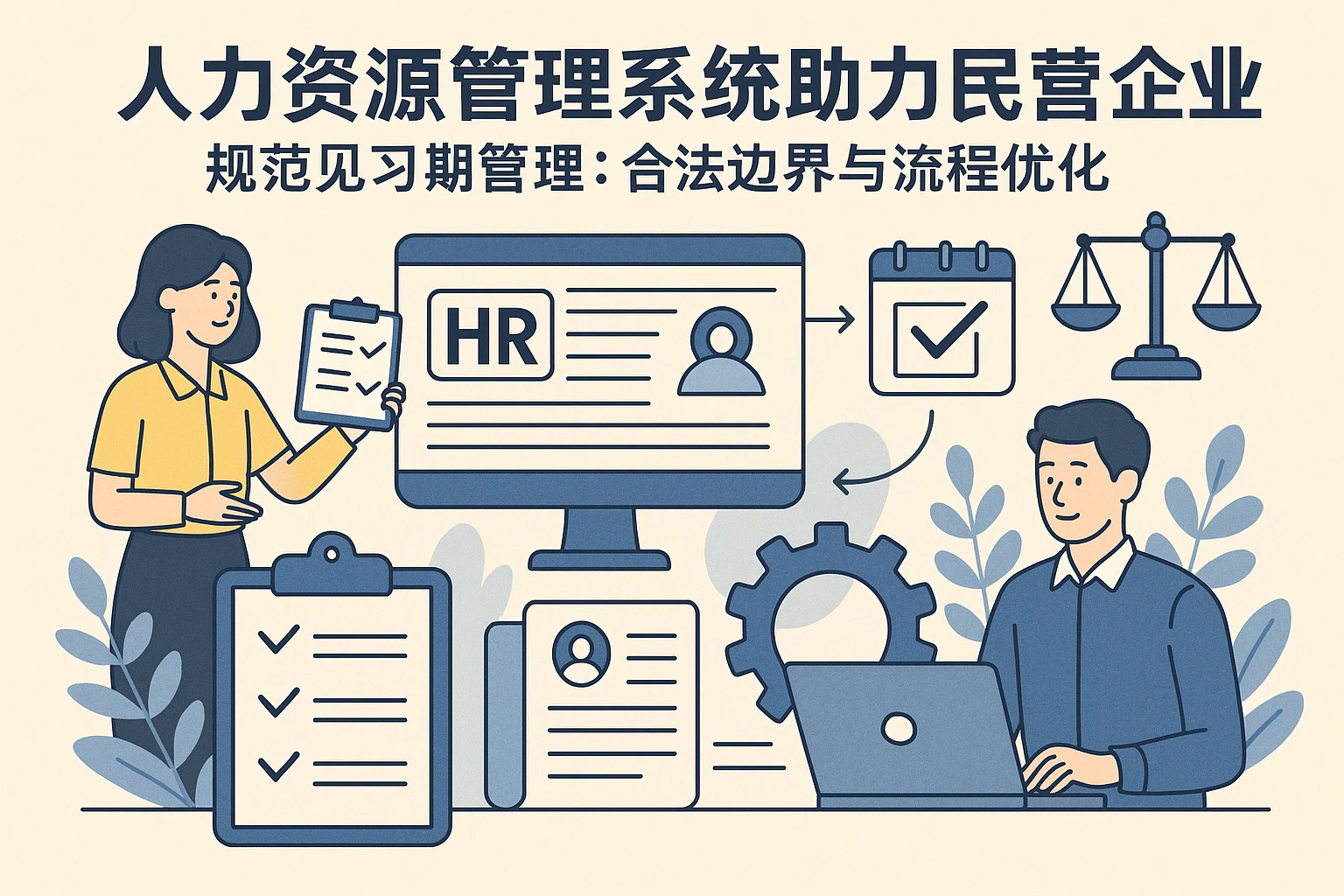 人力资源管理系统助力民营企业规范见习期管理：合法边界与流程优化