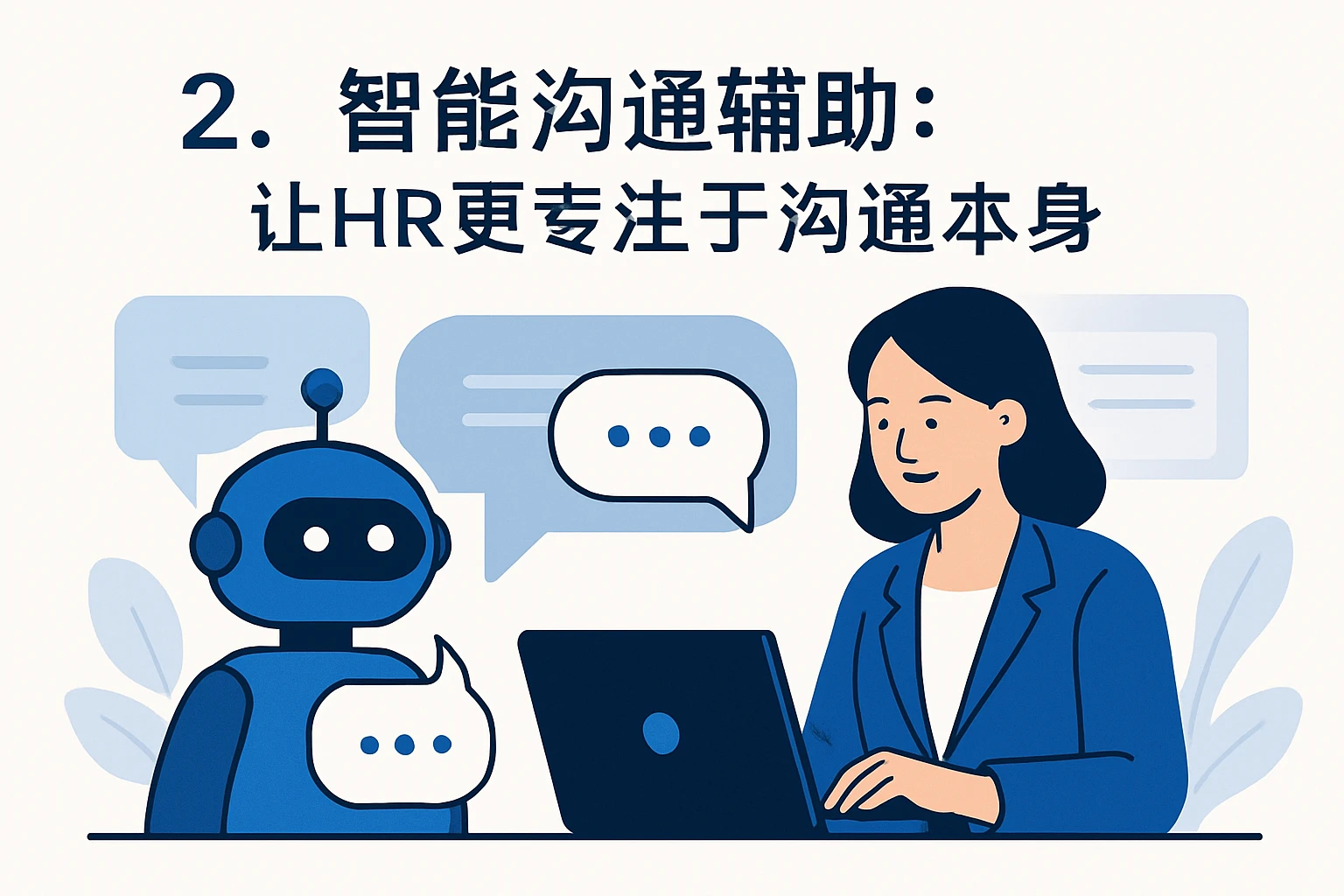 2. 智能沟通辅助：让HR更专注于沟通本身