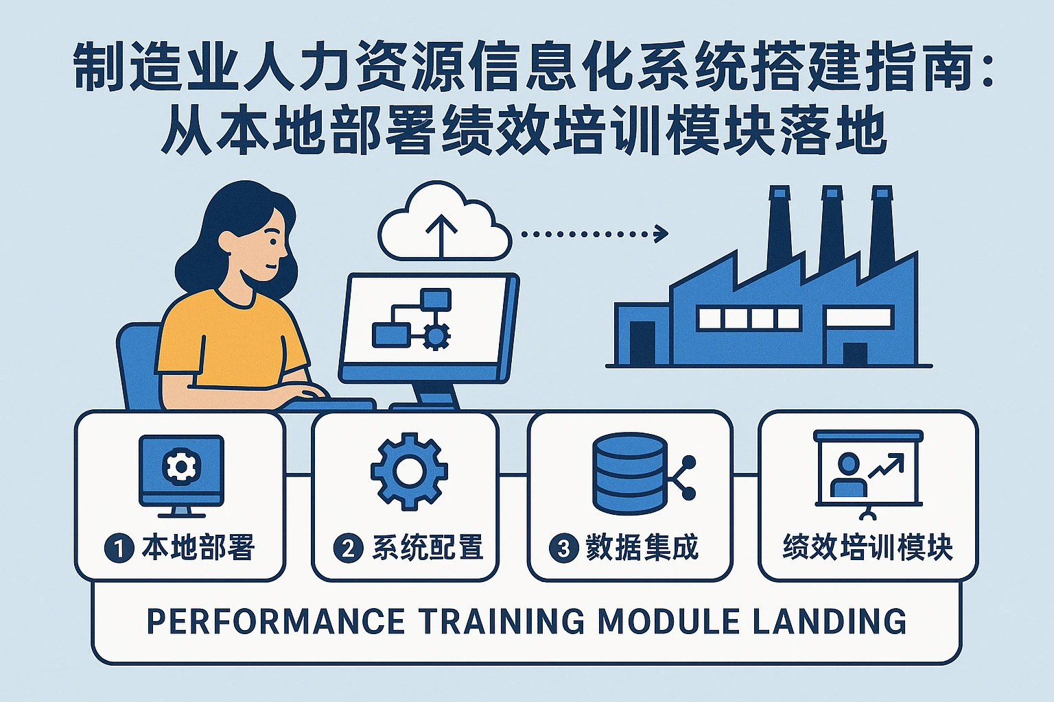 制造业人力资源信息化系统搭建指南：从本地部署到绩效培训模块落地