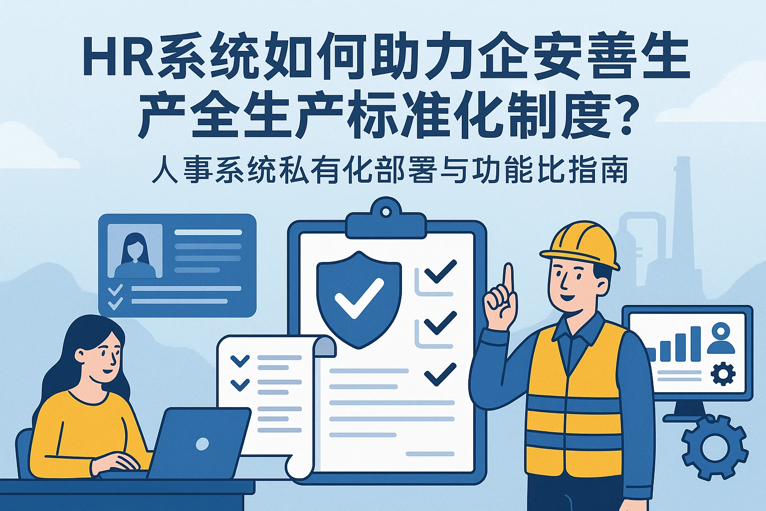 HR系统如何助力企业完善安全生产标准化制度?人事系统私有化部署与功能比较指南