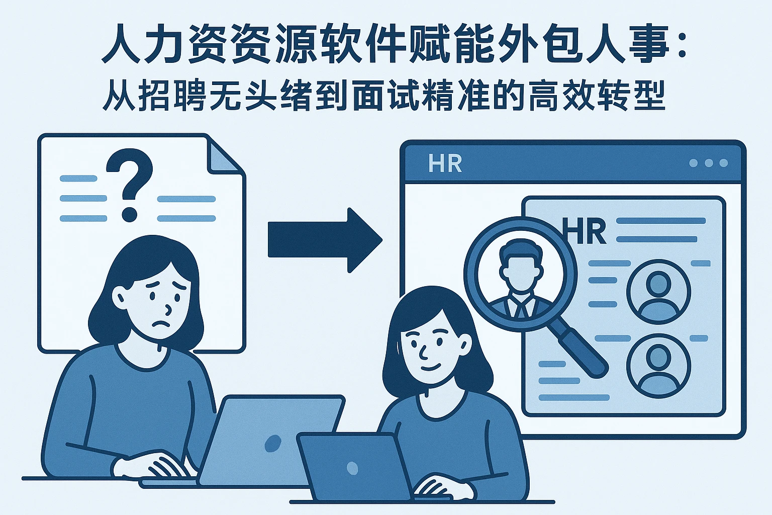 人力资源软件赋能外包人事：从招聘无头绪到面试精准的高效转型